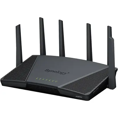 SYNOLOGY Wireless Router 1x1000Mbps + 1x2500Mbps DualWAN, 3x1000Mbps + 1x2500Mbps, 4x4 MIMO, WiFi6, - RT6600ax