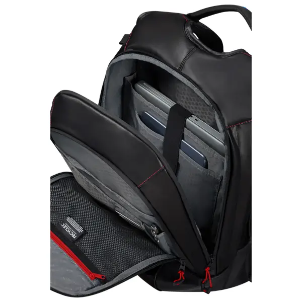 SAMSONITE Notebook hátizsák 140871-1041, LAPTOP BACKPACK M 15.6" (BLACK) -ECODIVER – 6. kép