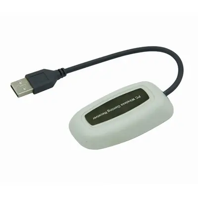 FROGGIEX XBOX 360/PC Kiegészítő Vezeték nélküli kontroller + Vezeték nélküli adapter, Fehér – 2. kép