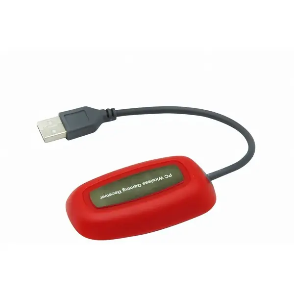 FROGGIEX XBOX 360/PC Kiegészítő Vezeték nélküli kontroller + Vezeték nélküli adapter, Piros – 2. kép