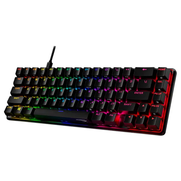 HP HYPERX vezetékes mechanikus gaming billentyűzet Alloy Origins 65 RGB piros switch - amerikai lokalizáció – 3. kép
