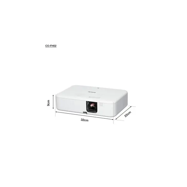 EPSON Projektor - CO-FH02 (3LCD, 1920x1080 (Full HD), 16:9, 3000 AL, 16 000:1, HDMI/USB/WiFi/Android TV) – 2. kép