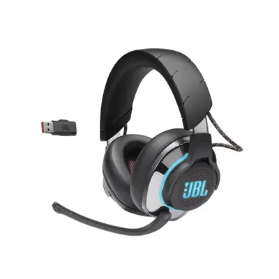 JBL Quantum 810 Wireless (Vezeték nélküli, gaming fejhallgató aktív zajszűréssel és Bluetooth funkcióval), Fekete – 2. kép