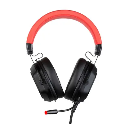 KONIX - UFC 7.1 Fejhallgató Vezetékes Gaming Stereo Mikrofon, Fekete-Piros – 2. kép