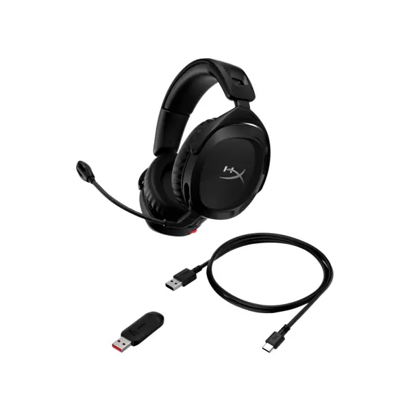 HP HYPERX vezeték nélküli gaming fejhallgató Cloud Stinger 2 Core - fekete – 2. kép