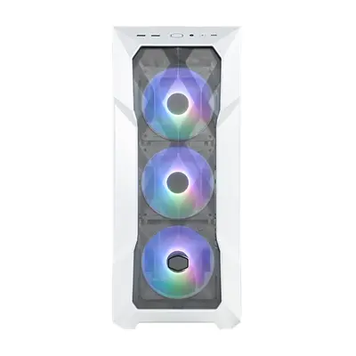 COOLER MASTER Ház ATX MasterBox TD500 MESH V2, Tápegység nélkül, Edzett Üveg, fehér – 2. kép
