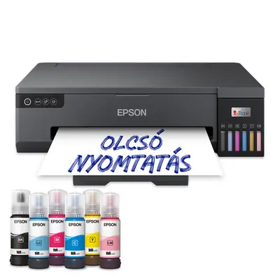 EPSON Tintasugaras fotónyomtató - EcoTank L18050 (A3+, színes, 5760x1440 DPI, 22 lap/perc, USB/WIFI)