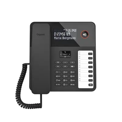 GIGASET Telefon DESK 600 telefon, fekete – 2. kép