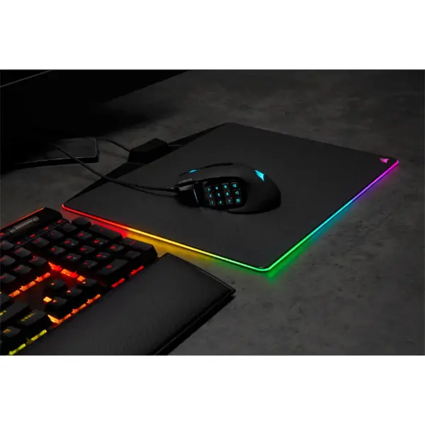CORSAIR Vezetékes Egér Gaming, SCIMITAR RGB ELITE, 17 programozható gomb, RGB Világítás, 18000dpi, fekete – 8. kép