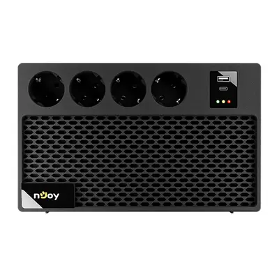 NJOY Szünetmentes RENTON 650 PLUS, 650VA, 360W, Line-interactive 4x Schuko – 2. kép