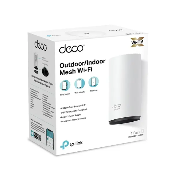 TP-LINK Wireless Mesh Networking system AX3000 DECO X50-OUTDOOR(1-PACK) – 2. kép