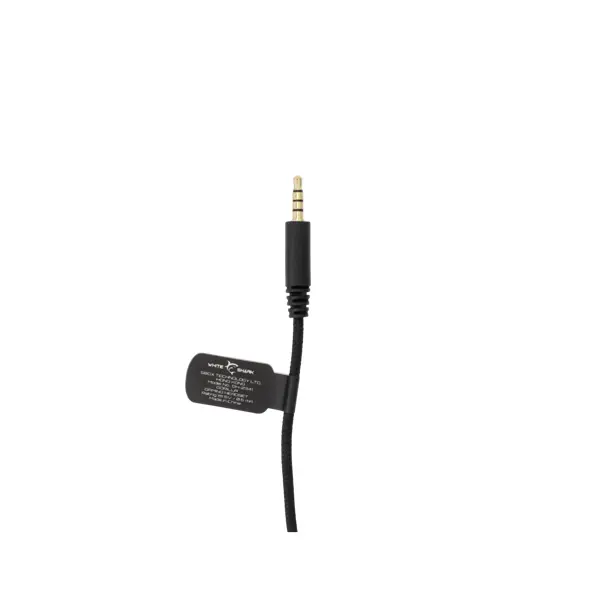 WHITE SHARK GORILLA-B/R, GH-2341-B/R gamer fejhallgató, fekete/piros, (3.5 Jack) – 5. kép