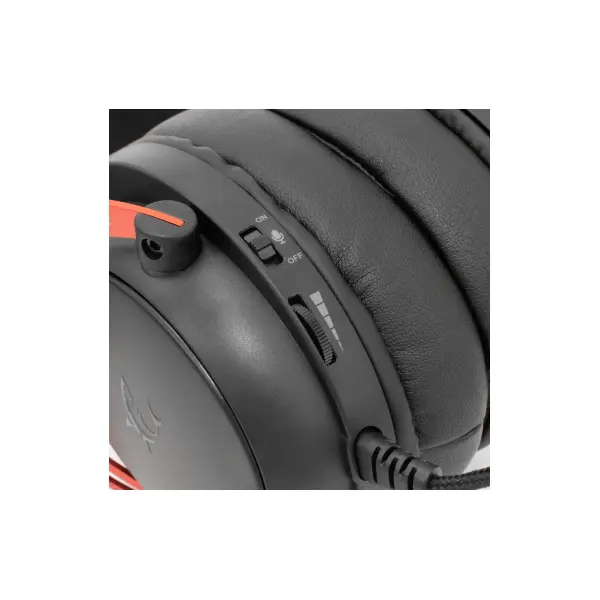 WHITE SHARK GORILLA-B/R, GH-2341-B/R gamer fejhallgató, fekete/piros, (3.5 Jack) – 6. kép