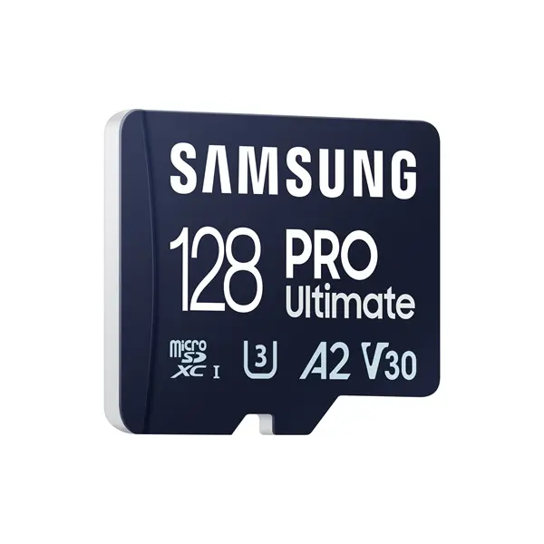 SAMSUNG Memóriakártya, PRO Ultimate microSD with Reader 128GB, Class 10, V30, A2, Grade 3 (U3), R200/W130, +Adapter – 3. kép