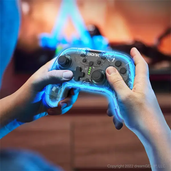 BIONIK Nintendo Switch Kiegészítő NeoGlow Vezeték Nélküli RGB Kontroller, BNK-9099 – 2. kép