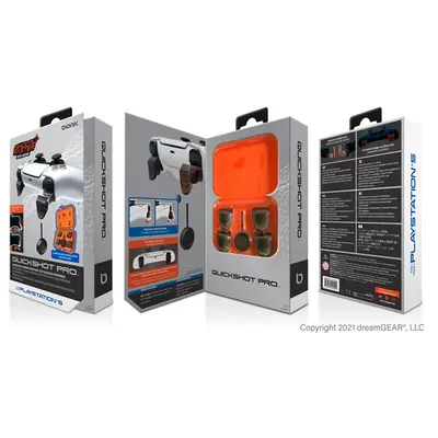 BIONIK PS5 Kiegészítő Quickshot Pro Kontroller Ravasz csomag, BNK-9059 – 2. kép