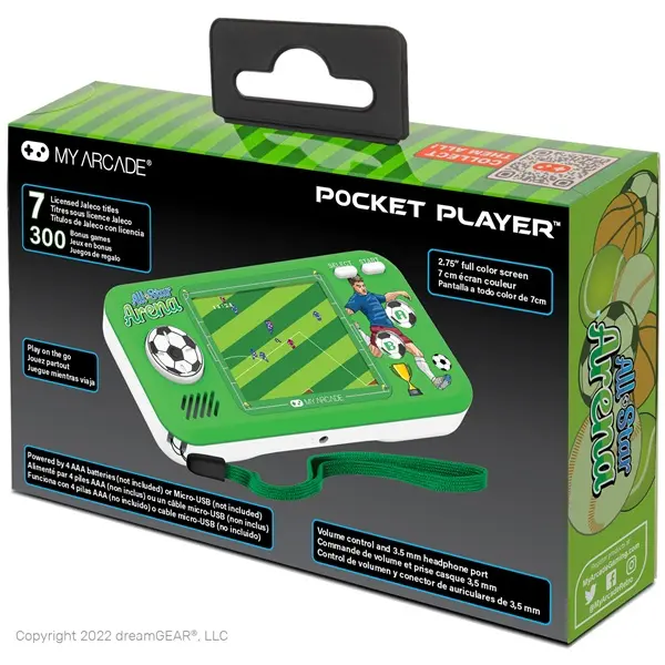 MY ARCADE Játékkonzol All-Star Arena 300+ Pocket Player Hordozható, DGUNL-4128 – 2. kép