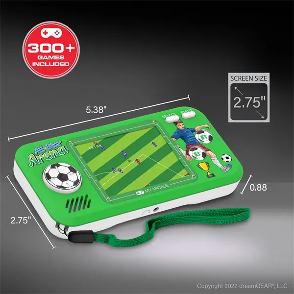 MY ARCADE Játékkonzol All-Star Arena 300+ Pocket Player Hordozható, DGUNL-4128 – 8. kép