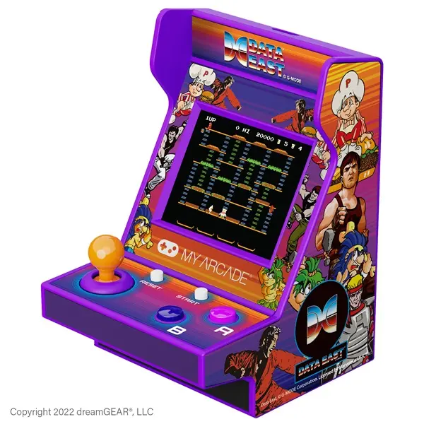 MY ARCADE Játékkonzol Data East 100+ Pico Player Retro Arcade 3.7" Hordozható, DGUNL-4118 – 2. kép