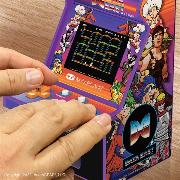 MY ARCADE Játékkonzol Data East 300+ Micro Player Retro Arcade 6.75" Hordozható, DGUNL-4124 – 3. kép
