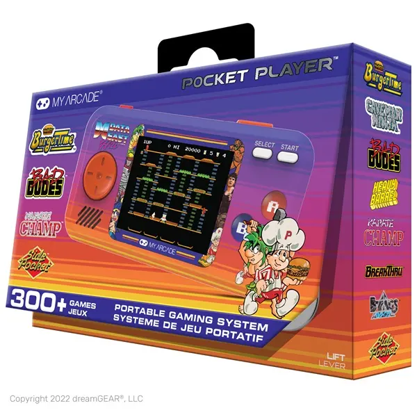 MY ARCADE Játékkonzol Data East 300+ Pocket Player Hordozható, DGUNL-4127 – 3. kép