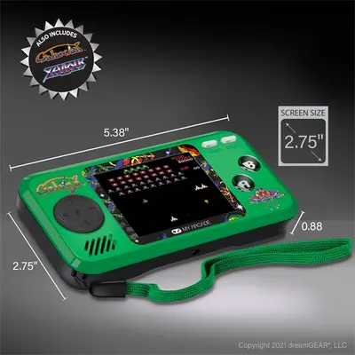 MY ARCADE Játékkonzol Galaga 3in1 Pocket Player Hordozható, DGUNL-3244 – 2. kép