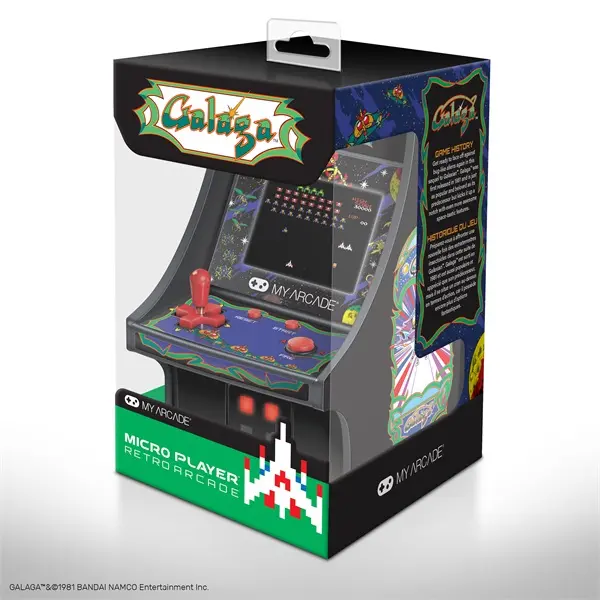 MY ARCADE Játékkonzol Galaga Micro Player Retro Arcade 6.75" Hordozható, DGUNL-3222 – 8. kép
