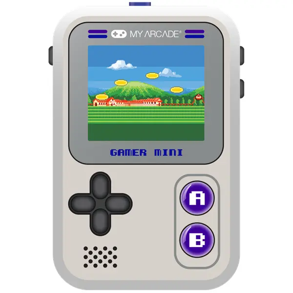 MY ARCADE Játékkonzol Gamer Mini Classic 160in1 Szürke & Lila Hordozható, DGUN-3924 – 5. kép