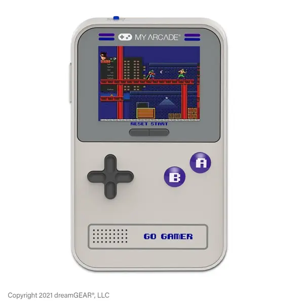 MY ARCADE Játékkonzol Go Gamer Classic 300in1 Szürke & Lila Hordozható, DGUN-3910 – 6. kép