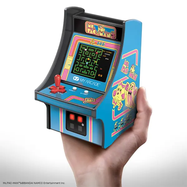 MY ARCADE Játékkonzol Ms. Pac-Man Micro Player Retro Arcade 6.75" Hordozható, DGUNL-3230 – 4. kép
