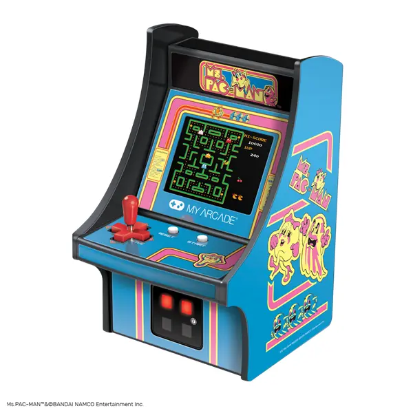 MY ARCADE Játékkonzol Ms. Pac-Man Micro Player Retro Arcade 6.75" Hordozható, DGUNL-3230 – 5. kép