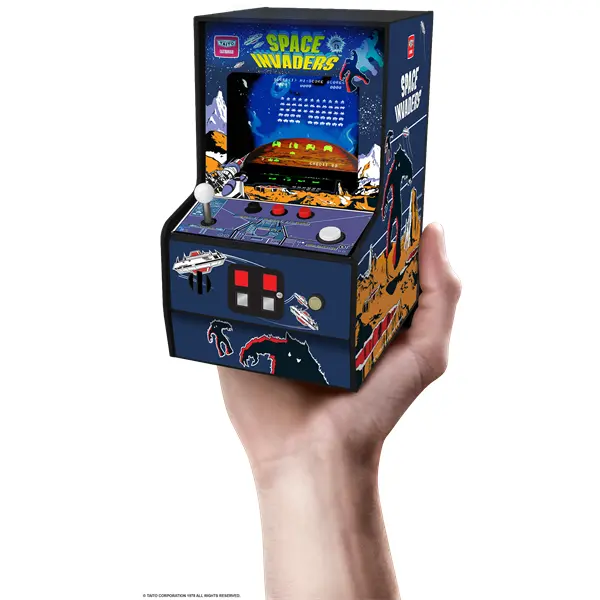 MY ARCADE Játékkonzol Space Invaders Micro Player Retro Arcade 6.75" Hordozható, DGUNL-3279 – 2. kép