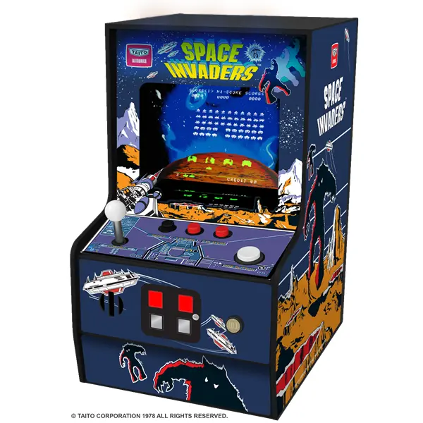 MY ARCADE Játékkonzol Space Invaders Micro Player Retro Arcade 6.75" Hordozható, DGUNL-3279 – 6. kép