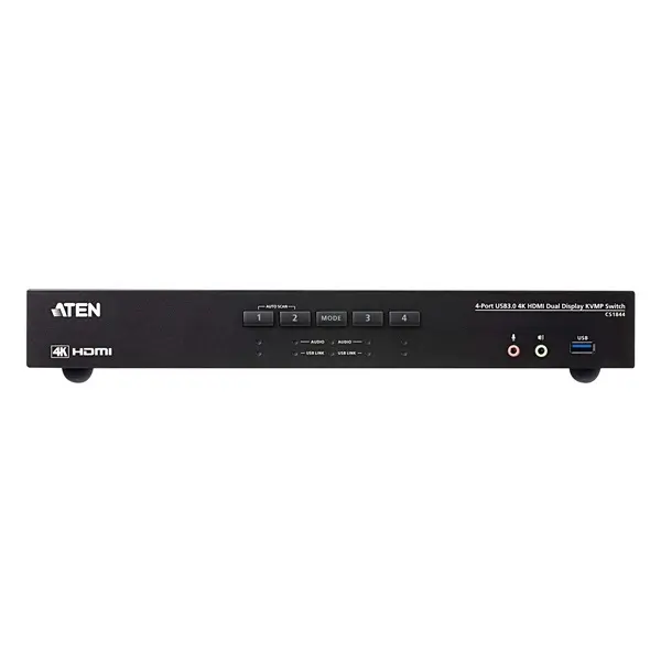 ATEN KVMP Switch USB 3.2 Gen1, 4K HDMI, Dual Display, 4 port - CS1844 – 3. kép