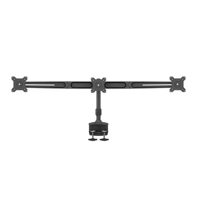 MULTIBRACKETS Asztali konzol (3 képernyős rögzítőkar), M VESA Desktopmount Triple Desk Clamp 15-24" (max.VESA:100x100mm) – 2. kép