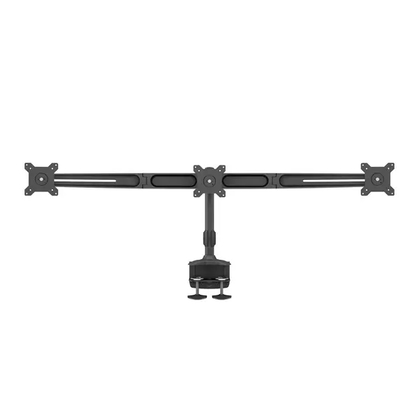 MULTIBRACKETS Asztali konzol (3 képernyős rögzítőkar), M VESA Desktopmount Triple Desk Clamp 15-24" (max.VESA:100x100mm) – 2. kép