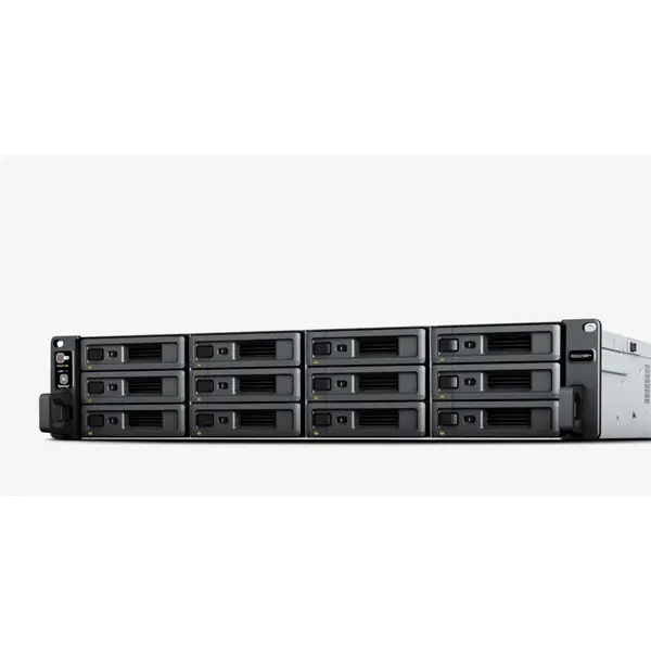 SYNOLOGY NAS 12 fiókos RS2423+ AMD Ryzen V1780B 4x3,35GHz, 8GB DDR4, 2x1GbE, 1x10GbE
