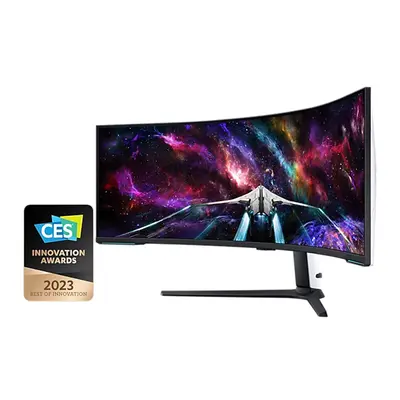 SAMSUNG Ívelt Gaming 240Hz VA monitor 57" G95NC, 7680x2160, 32:9, 420cd/m2, 1ms, 3xHDMI/DP/2xUSB – 2. kép