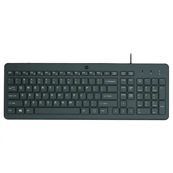 HP vezetékes billentyűzet 150 - fekete