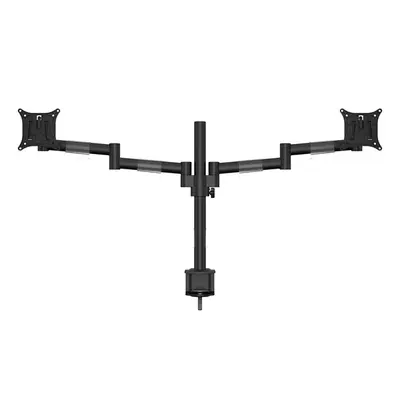 MULTIBRACKETS 2 karos asztali konzol, M VESA Deskmount Officeline Dual Black (15-30", max.VESA: 100x100 mm, 7 kg) – 2. kép