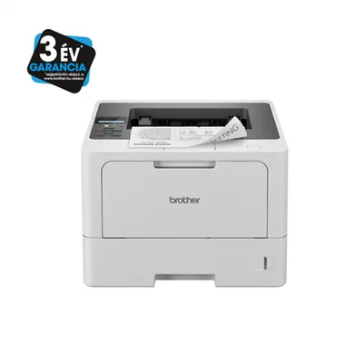 BROTHER Lézernyomtató HLL5210DW, A4, mono, 48 lap/perc, Wifi/LAN/USB, duplex, 1200x1200dpi, 256MB