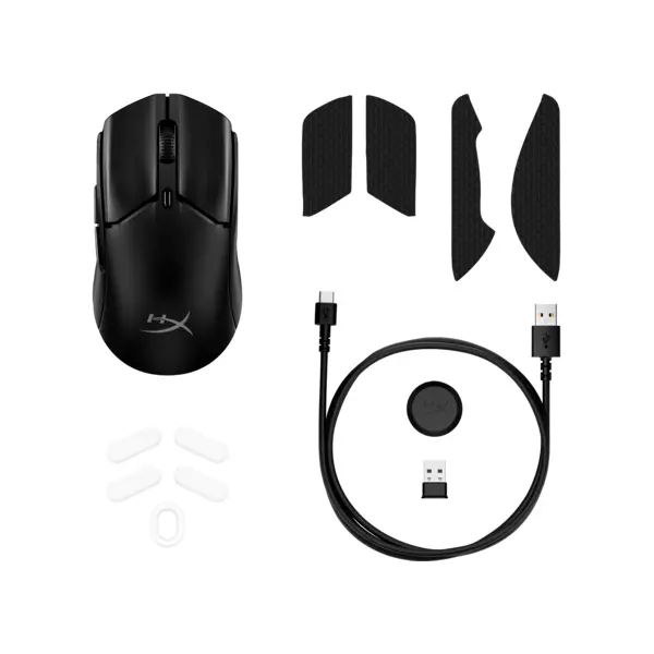 HP HYPERX vezeték nélküli gaming egér Pulsefire Haste 2 Mini - fekete – 3. kép
