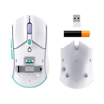 HP HYPERX vezeték nélküli gaming egér Pulsefire Haste 2 Core - fehér – 2. kép
