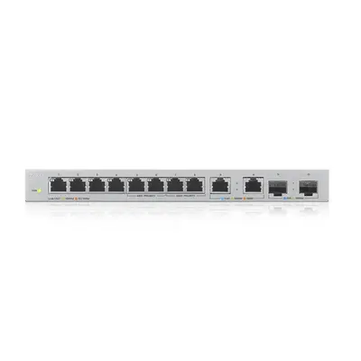 ZYXEL Switch 8x1000Mbps + 2x2.5Gbps + 2xSFP+ Nem Menedzselhető, XGS1010-12-ZZ0102F – 2. kép