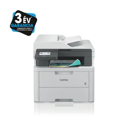 BROTHER LED MFP NY/M/S/F, MFC-L3740CDW, A4, színes, 18 lap/perc, USB/LAN/Wifi, ADF, 600x2400 dpi, duplex
