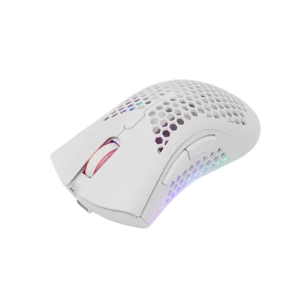 WHITE SHARK LIONEL-W, WGM-5012W vezeték nélküli gamer egér, fehér, 10000 dpi – 3. kép