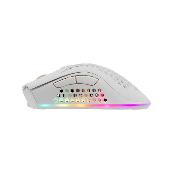 WHITE SHARK LIONEL-W, WGM-5012W vezeték nélküli gamer egér, fehér, 10000 dpi – 4. kép