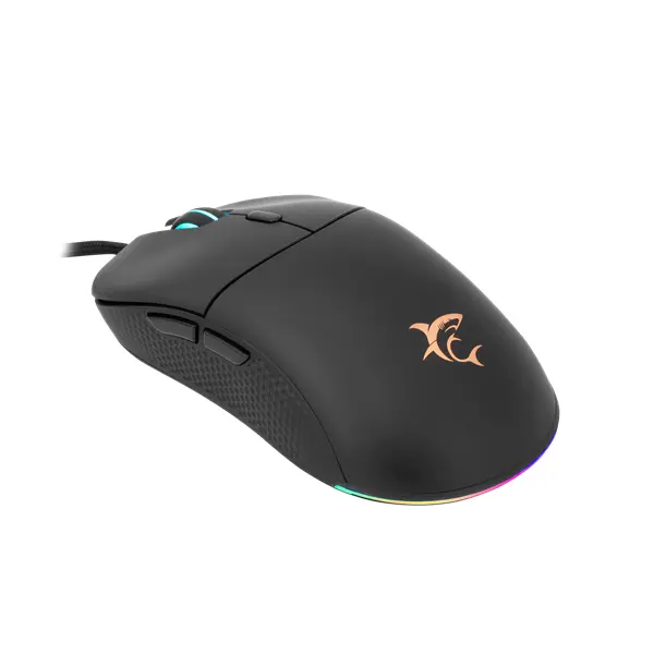WHITE SHARK BAGDEMAGUS-B, GM-5010B gamer egér, 6D, fekete, 7200 dpi, RGB – 2. kép