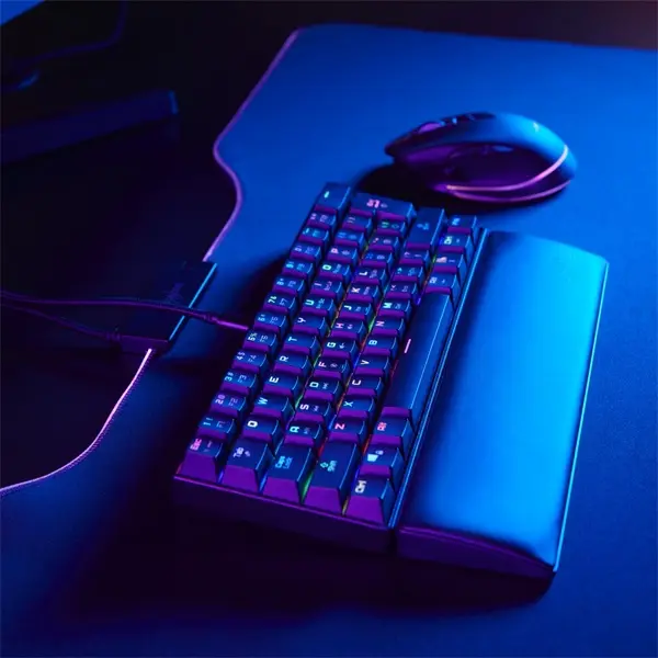URAGE by HAMA 217828, GAMING URAGE EXODUS 760TKL MECHANIKUS MINI BILLENTYŰZET, RGB, RED SWITCH, FEKETE – 3. kép