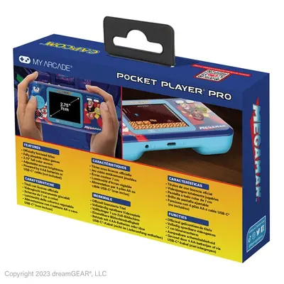 MY ARCADE Játékkonzol Mega Man Pocket Player Pro Hordozható, DGUNL-4191 – 2. kép